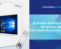 Windows 10 ohne Microsoft-Konto einrichten