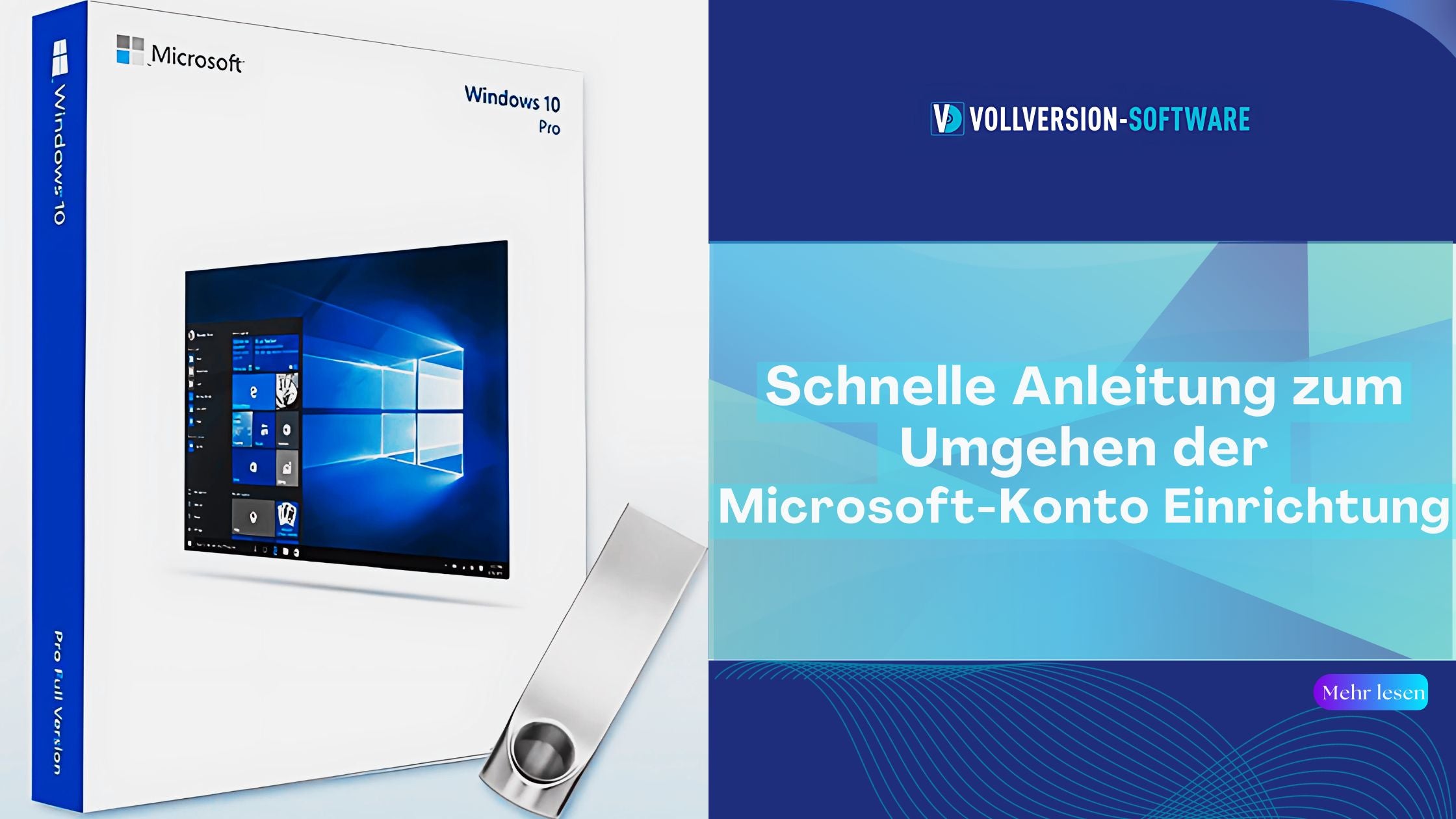 Windows 10 ohne Microsoft-Konto einrichten