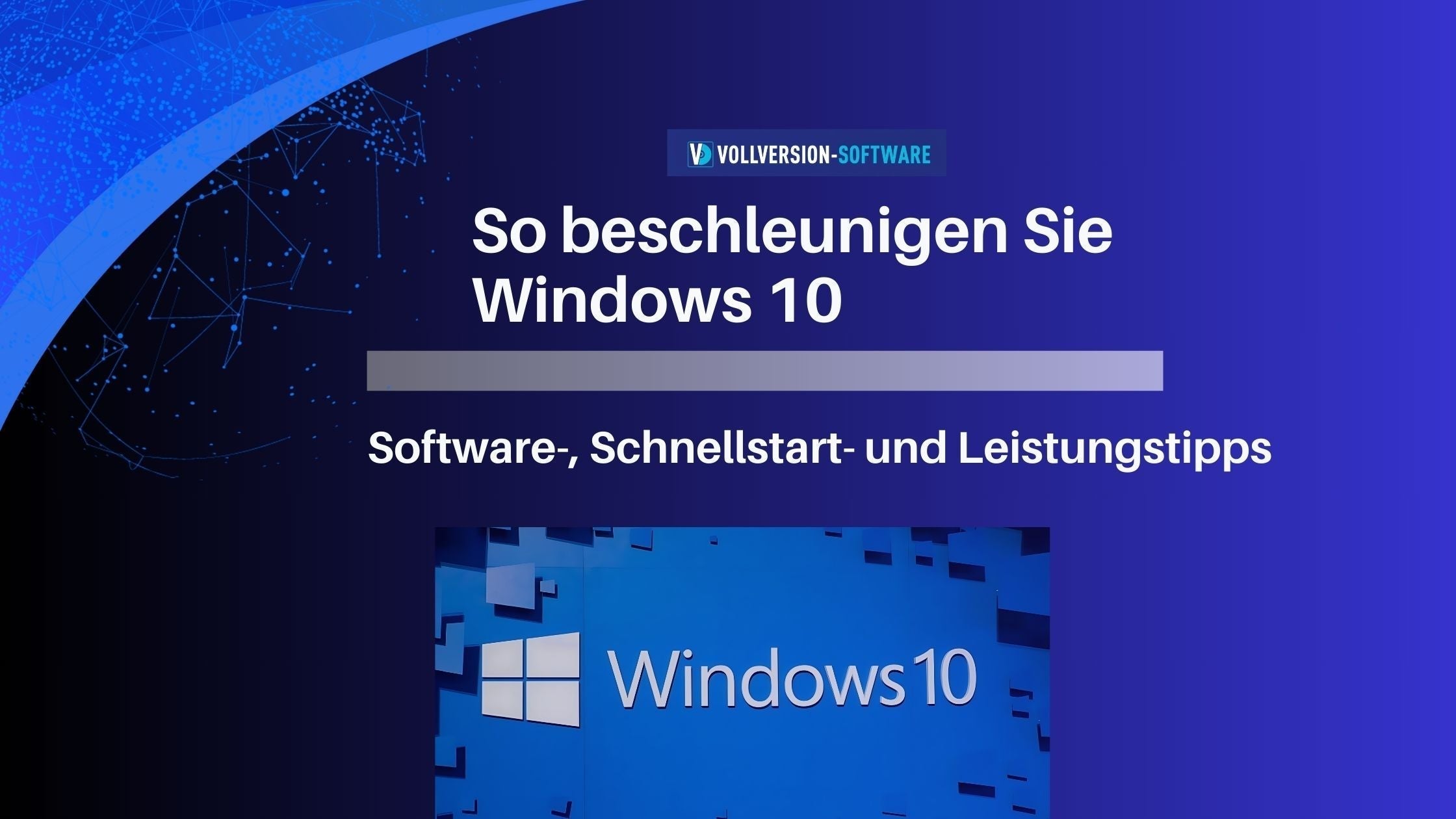 So beschleunigen Sie Windows 10